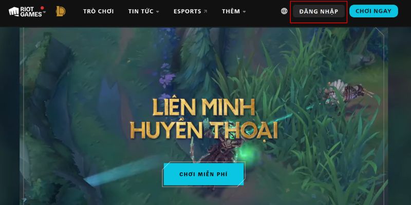 Cách đăng nhập liên minh huyền thoại đơn giản
